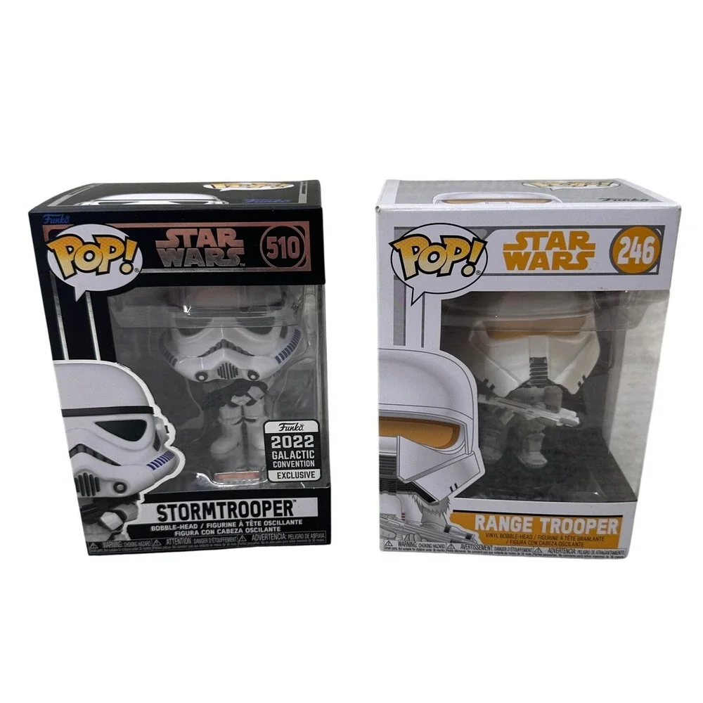 Funko Pop‎ Star Wars Stormtrooper 510 Galactic Convention Range Trooper 246 Lot